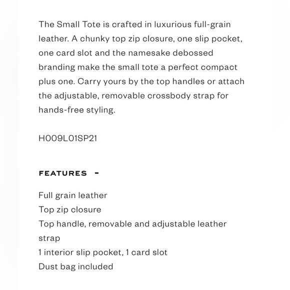 Marc Jacobs Small Black Leather Tote Bag - Picture 9 of 12